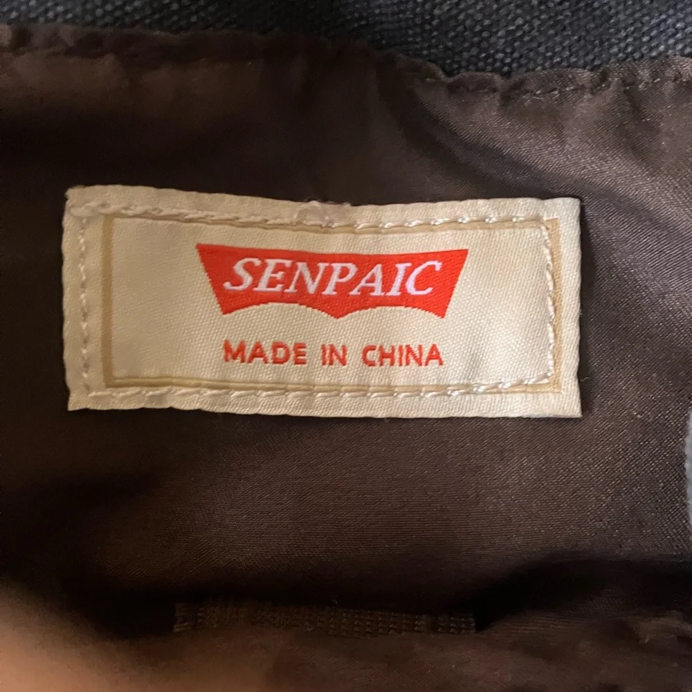 Senpaic Black Canvas Backpack | Travel-Hiking-School
